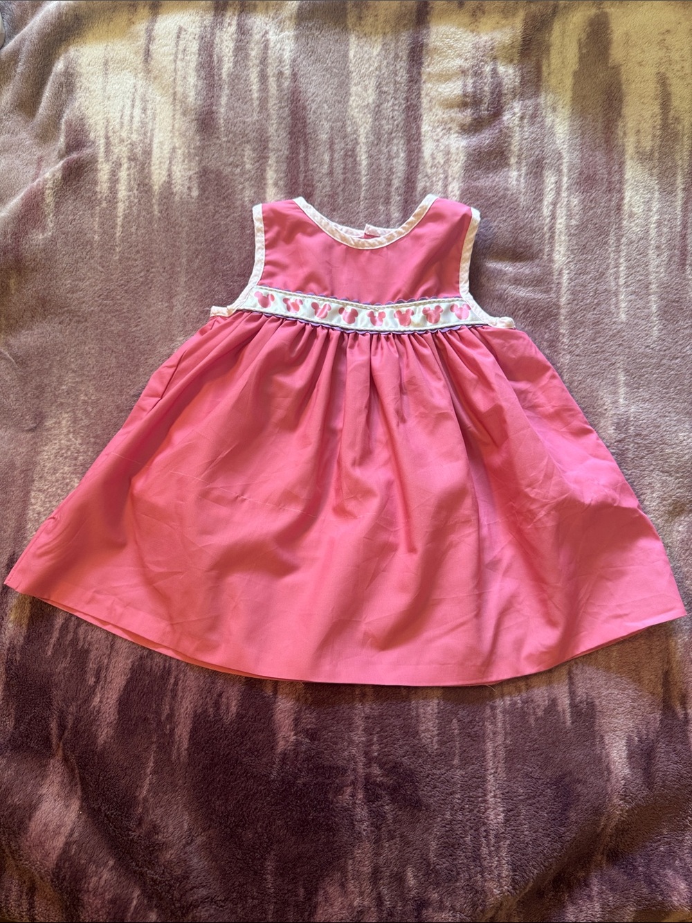 Seaside Proper 
Pink Girls' Sleeveless top with Disney ribbon